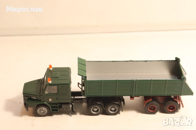 HERPA H0 1/87 SCANIA САМОСВАЛ ГОНДОЛА КАМИОН МОДЕЛ, снимка 2 - Колекции - 54031417