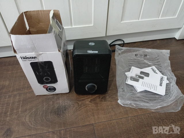 Мини вентилаторна печка - духалка 500W, с регулиране, снимка 2 - Отоплителни печки - 55215815