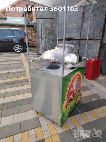 Продавам количка за царевица на пара, снимка 2 - Колички за царевица - 54622523