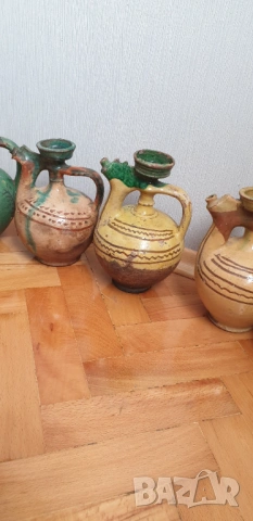 Лот от 8 броя старинни български крондири, бърдета, керамика, снимка 3 - Антикварни и старинни предмети - 54313809