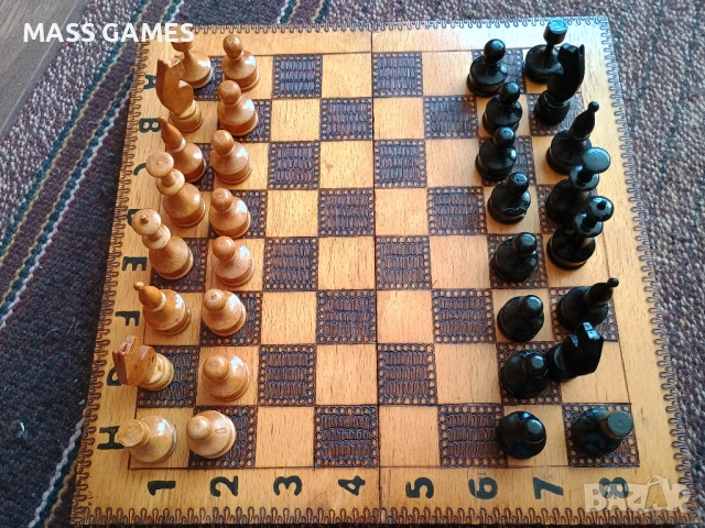 Пирографиран Шах, снимка 7 - Шах и табла - 54830153
