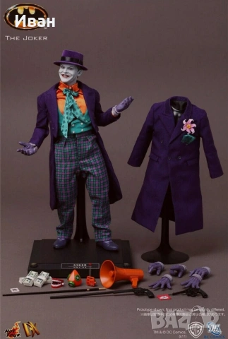 Hot Toys The Joker from Batman movie 1989 / Жокерът от филма Батман от 1989, снимка 9 - Колекции - 54093937