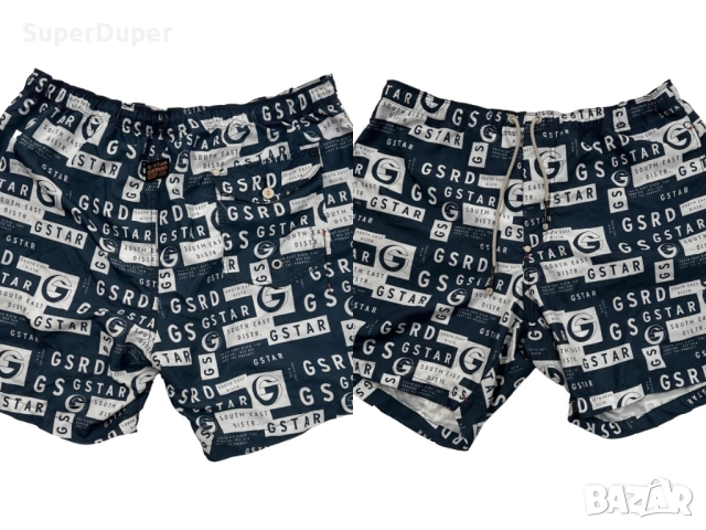 G- star raw мъжки плувни шорти бански M,L, снимка 4 - Бански - 54391730