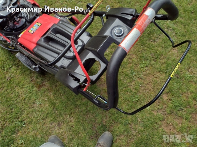 Бензинова самоходна косачка с кош, снимка 6 - Градинска техника - 54004791