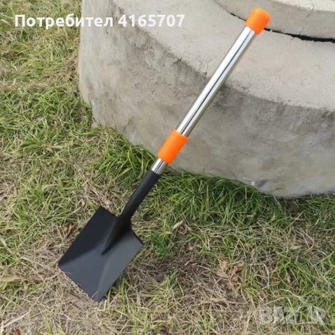 Телескопична градинска лопата 95–138 см – здрава стоманена конструкция и регулируема дръжка