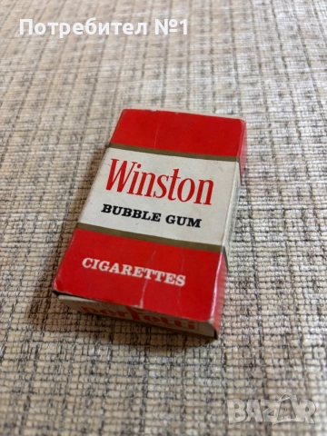 ретро опаковки за дъвки Winston Bubble Gum и Bubble Gum 200 all'Ora, снимка 2 - Други - 55286845
