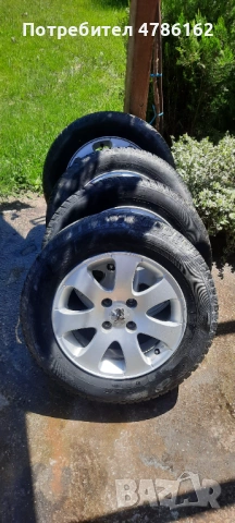 Джанти за пежо 15 4x108, снимка 2 - Гуми и джанти - 54596318