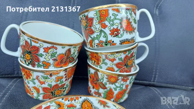 кашмир,изида,сервиз,български порцелан, снимка 12 - Сервизи - 55063693