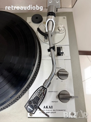 Колекционерски грамофон AKAI AP-207 - direct drive, fully automatic🔈, снимка 5 - Грамофони - 54194741