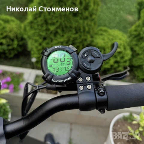 Kaabo Mantis 10 Single 800W Minimotors (Хидравлика)- Перфектно състояние, снимка 4 - Велосипеди - 55186494