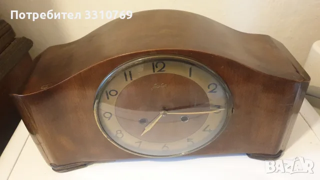 Антикварни немски настолни часовници. , снимка 12 - Стенни часовници - 55326889