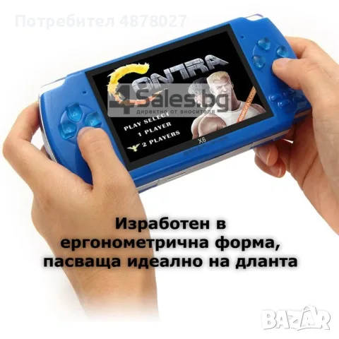 Конзола за игри с 8 GB памет, 4,3 инча дисплей  PSP21, снимка 9 - Други игри и конзоли - 55578898
