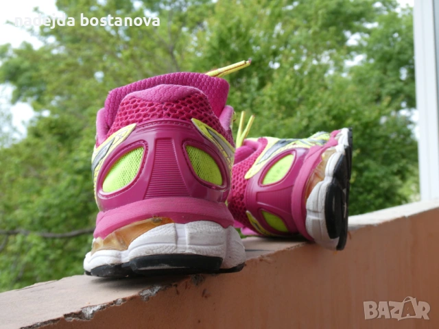 продавам дамски маратонки asics nimbus 16 в жълто,номер 36, снимка 5 - Маратонки - 54500935