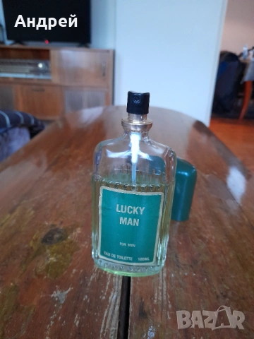 Стар Одеколон Lucky Man, снимка 4 - Други ценни предмети - 54031355