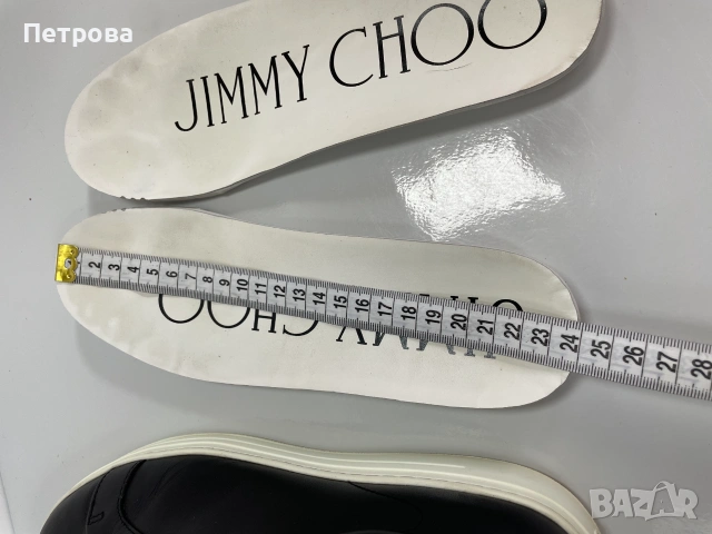 Jimmy Choo ROME Кожени маратонки 37 Оригинал, снимка 13 - Маратонки - 55098525