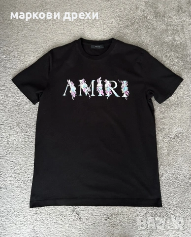 AMIRI мъжка тениска в черен  M, снимка 2 - Тениски - 54901167