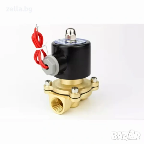 Електромагнитен клапан 220V 1/2 инча, нормално затворен – месинг, NBR уплътнение – за вода 10302, снимка 8 - Аксесоари и консумативи - 54663223