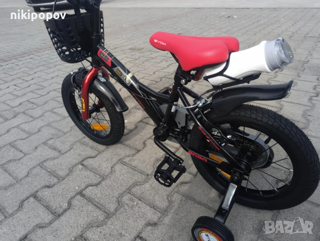 X Детски велосипед 14" ROBO черен, снимка 9 - Велосипеди - 54395057