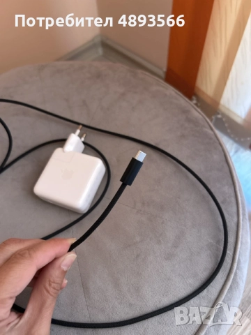 Apple USB-C Power Adapter 70W + магнитен кабел MagSafe 3 за MacBook – нови серии, снимка 8 - Лаптоп аксесоари - 55369979