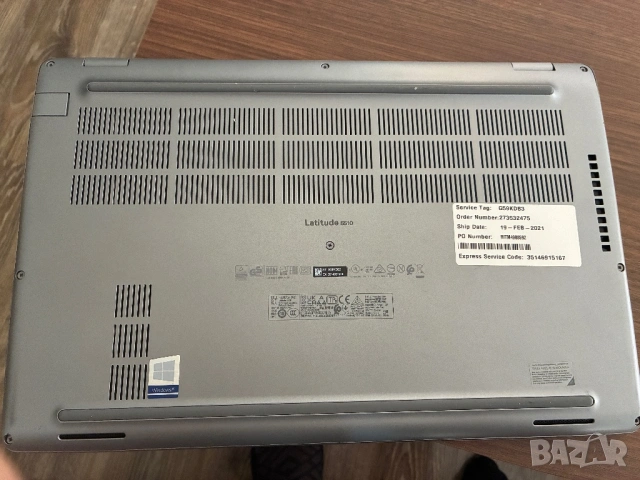 Dell Latitude 5510 - intel i7 10th gen. 32GB DDR4, снимка 10 - Лаптопи за работа - 54904011