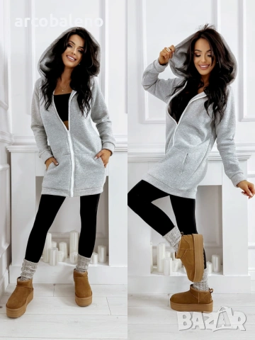 Дамски дълъг суичър Rainy Day, 4цвята , снимка 5 - Суичъри - 48943333