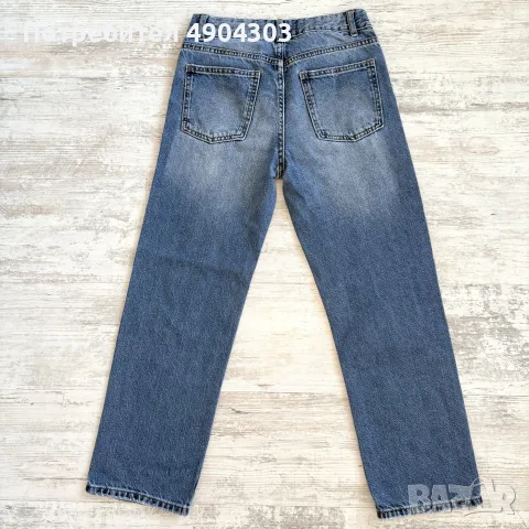 Детски дънки с две копчета Zara и тениска, снимка 2 - Детски панталони и дънки - 55501014