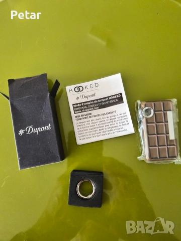 S.T. Dupont Hooked CHOC-O, Метална Запалка Газ, снимка 3 - Запалки - 55139181