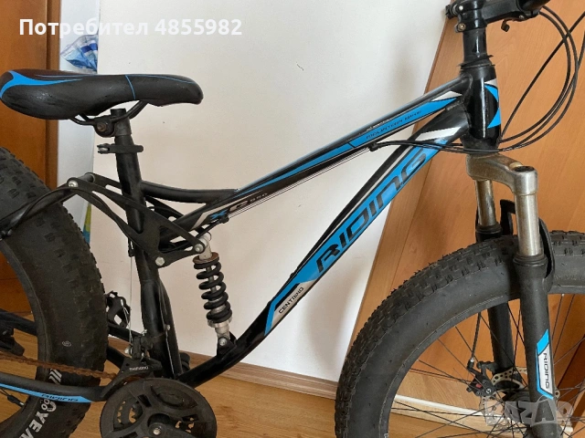 Продавам колело fat bike 26 цола, снимка 4 - Велосипеди - 54897126