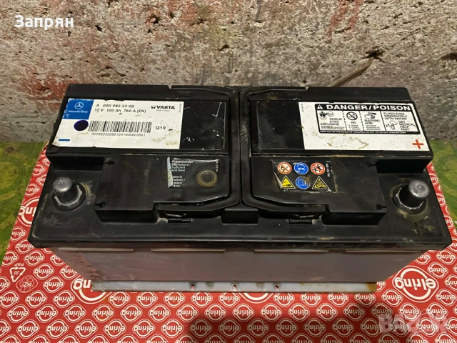 Акумулатор 100 ам/ч Варта/Varta Мерцедес/Mercedes