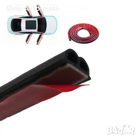 Универсално гумено уплътнение Automat-за автомобили, 11х6мм 4.3м