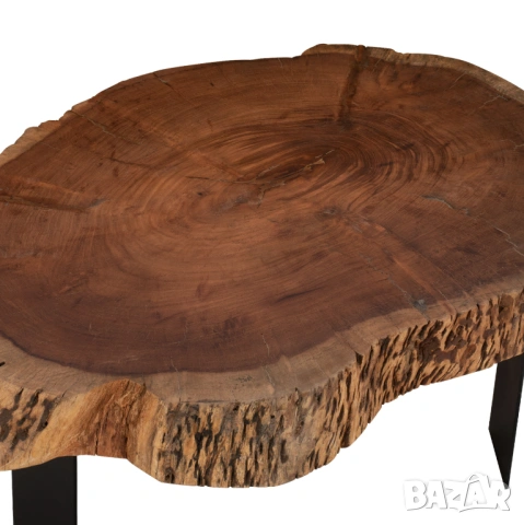 Холна маса , Масив акация, 80-87x50-83x40Y, снимка 4 - Маси - 54291412