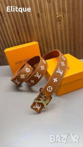 колани от естествена кожа в кутия  Louis Vuitton prada, снимка 6 - Колани - 54637422