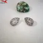Обеци с платинено покритие 211235, снимка 1