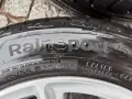 4бр ЛЕТИ джанти 16" 5Х112 ALUETT с гуми 205/55/16 UNIROYAL за VW Audi, снимка 12