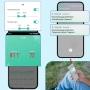 Smart Life, Tuya WiFi смарт сензор за температура и влажност с подсветка хигрометър термометър TH08B, снимка 14
