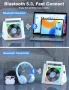 Преносим CD плейър Greadio CD02,  RGB светлини, 2 * 10W HIFI система, Bluetooth 5.3, 4000mAh батерия, снимка 6