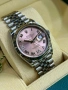 Rolex Datejust Silver Pink Roman Dial Ladies , снимка 2