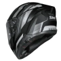 Мото каска SMK Typhoon Sparko 2026 вградени очила black/gray/white 149.90 лв. / 76.64 €, снимка 4