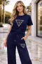 Guess Дамски Летен Комплект Тениска И Долнище👚🩳Дамски Къс Екип Гес Код A1696, снимка 2