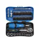 Draper Expert 04713 малка 1/4" гедоре / гидория 39 части вложки камъни комплект, снимка 2