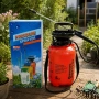 Ръчна градинска пръскачка 5L с метален удължител от неръждаема стомана и регулируема дюза, снимка 4