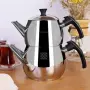 Комплект иноксови чайници 1L + 1.5L за индукция 18/10, снимка 6