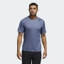 adidas Freelift Tech Fitted Striped - страхотна мъжка тениска Л, снимка 1