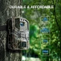 Нова Ловна камера WOLFANG 64MP 4K WiFi Bluetooth IP66 нощно виждане за дивеч, снимка 2