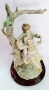 Голяма фигура Capodimonte подписана B. Merli., снимка 13