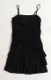 Къса лятна официална рокля волани, снимка 1
