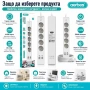 Разклонител Aerbes с 5 контакта 4 USB портове Type-C и 2м кабел, снимка 5