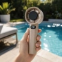 Турбо ръчен вентилатор M11 с 120 скорости, LED дисплей и USB презареждане–Мощно охлаждане навсякъде, снимка 1