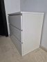 Скрин IKEA MALM с 3 чекмеджета в бял цвят и изчистен скандинавски дизайн., снимка 1