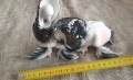 Порцеланова фигура на чифт гълъби, снимка 7